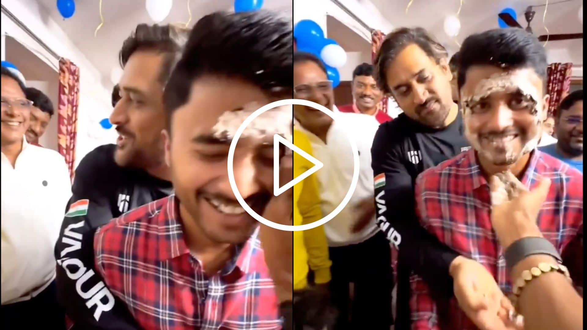 [Watch] MS Dhoni Attends Fan's Birthday Bash, Leaving Him 'Luckiest Man On Earth'